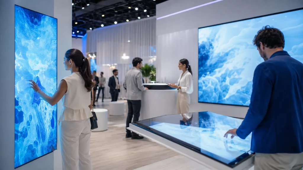 activation, ecrans interactif pour evenement pro