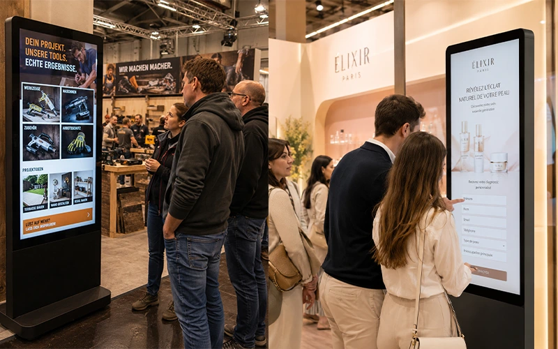 Totems XXL interactifs pour événements